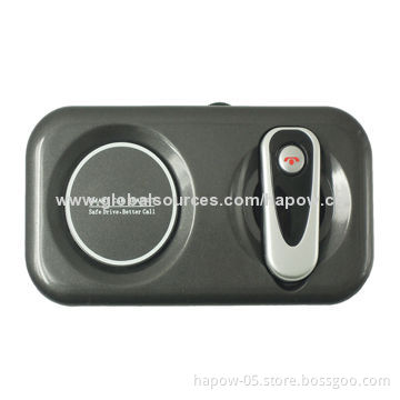 Car Bluetooth Handsfree Set, Built-in Microphone and Speaker, with Private Conversation Function